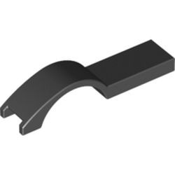 50947-11G Spatbord lang 1x 4 1/2 zwart gebruikt *0B001