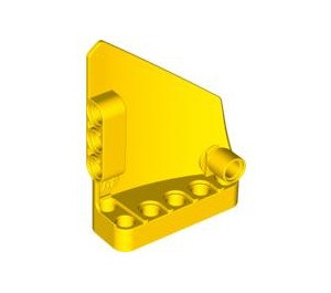 64394-3G Technic, Sierpaneel # 13 Groot kort glad Side A geel gebruikt *