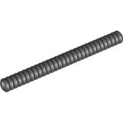 78c10-11G Slang geribbeld lengte 10 noppen zwart gebruikt *5D0000