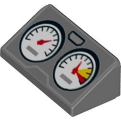 85984pb100-85 Dakpan klein 30 graden 2x1x 2/3 (2 nop breed)Twee meters grijs, donker (blauwachtig) NIEUW *1L187/188