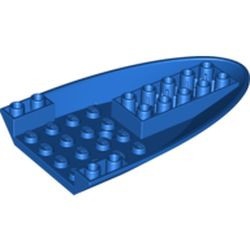 87611-7G Vliegtuig bodem 6x10 met 3 gaten blauw gebruikt *