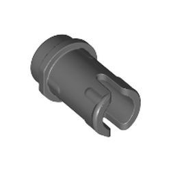 89678-85 Technic- pin 1/2 met frictie ribbels grijs, donker (blauwachtig) NIEUW *0B021