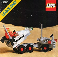INS6870-G 6870 BOUWBESCHRIJVING- Space Probe Launcher gebruikt *LOC RBL
