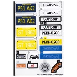 10265stk01 STICKER 10265 Ford Mustang NIEUW *0S0000