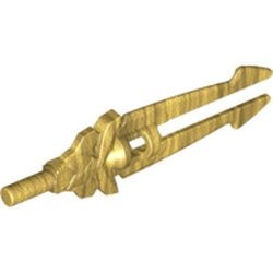 11103-115G Zwaard met dubbel blad goud, parel gebruikt *1R0000