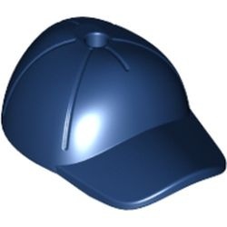 11303-63 Cap korte klep met banen blauw, donker NIEUW *0L0000