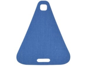 14119-7 Zeil driekantig blauw NIEUW *0T0000