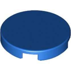 14769-7 Tegel 2x2 rond met nopgat achterkant blauw NIEUW *1B144