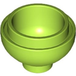15395-34 Steen, 2x2x1 dome BODEM lime NIEUW *1B081