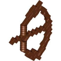 18792-88 Pixel boog (Minecraft) bruin, roodachtig NIEUW *0L0000