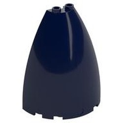 18909-63 Halve kegel/parabool 6x3x6 (pakketzending) blauw, donker NIEUW *5D0000