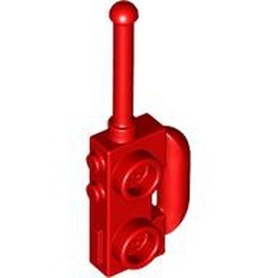 19220-5 Portofoon gedetailleerde grille rood NIEUW *0W012