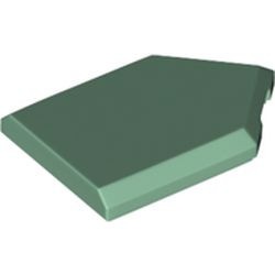 22385-48 Tegel 2x3 zeskantig groen, zandkleurig NIEUW *5A074