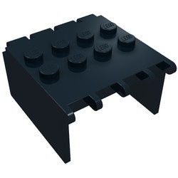 2337-11G Ruit 4x4x2 cockpit verlenging zwart gebruikt *1C001 - Img 1
