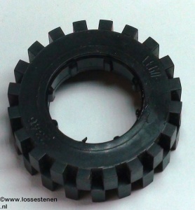 2346-11G Band 30x10,5 middengroot (voor wiel gespleten asgat) zwart gebruikt * - Img 2