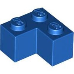 2357-7 Steen 2x2 hoek blauw NIEUW *1B009
