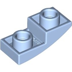 24201-105 Omgekeerde dakpan 2x1 rond blauw, lichthelder NIEUW *1B105