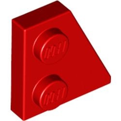 24307-5 Wig plaat 2x2 rechts rood NIEUW *1B228
