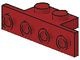 2436-59 Verbindingsplaat 1x2- 1x4 (kan ook 28802 zijn) rood, donker NIEUW *1L361