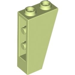 2449-158 Omgekeerde dakpan 75 graden 2x1x3 geelgroen NIEUW *1B244