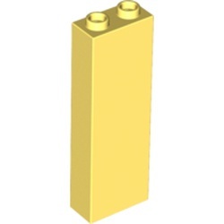 2454-103 Steen 1x2x5 geel, lichthelder NIEUW *5K0000