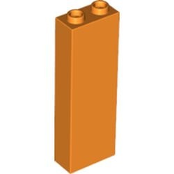 2454-4 Steen 1x2x5 oranje NIEUW *5K0000