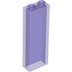 2454-51 Steen 1x2x5 transparant paars NIEUW *5K0000
