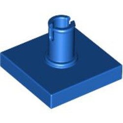 2460-7G Tegel 2x2 met pin blauw gebruikt *5D000