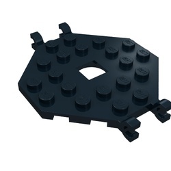 2539-11G Bodem kraaienest zwart gebruikt *