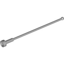 2569-86G Antenne 1x8 noppen hoog grijs, licht (blauwachtig) gebruikt *1E013