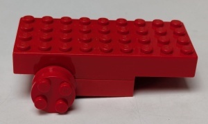 2574-5G Motor 9x4 rood gebruikt *1R0000 - Img 2