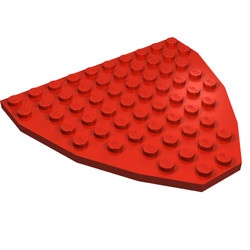 2621-5 Boegplaat 9x10 rood NIEUW *5A011