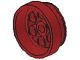 2695-59G Wiel 30x13mm (13x24 ModelTeam) rood, donker gebruikt *