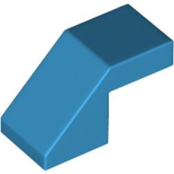 28192-153 Dakpan 45 graden 1x2 geknakt ZONDER NOP blauw, donkerazuur NIEUW *1B195