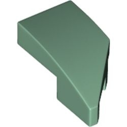 29120-48 Wig 2x1x 2/3 links groen, zandkleurig NIEUW *1B232