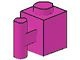 2921-47 Steen 1x1 met handvat roze, donker NIEUW *1B032