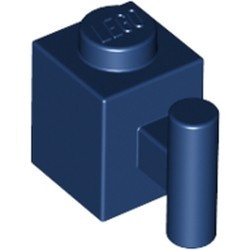 2921-63 Steen 1x1 met handvat blauw, donker NIEUW *1B032