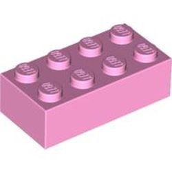 3001-104G Steen 2x4 roze, helder gebruikt *1A062