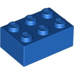 3002-7 Steen 2x3 blauw NIEUW *5K0000