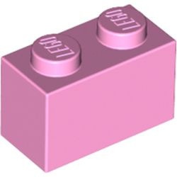 3004-104 Steen 1x2 roze, helder NIEUW *1B006