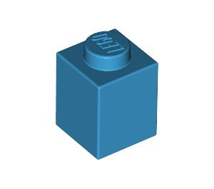 3005-153 Steen 1x1 blauw, donkerazuur NIEUW *1B003