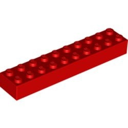 3006-5 Steen 2x10 rood NIEUW *5K0000