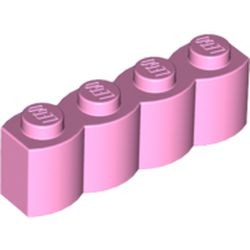 30137-104 Steen 1x4 gewelfd roze, helder NIEUW *1L045