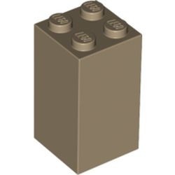 30145-69 Steen 2x2x3 crème,donker NIEUW *5K0000