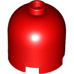 30151-5 Steen, 2x2x1 2/3 dome (hoog) rood NIEUW *1B080