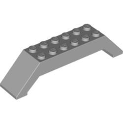 30180-86 Dakpan 45 graden dubbel 10x2x2 (2xknik) grijs, licht (blauwachtig) NIEUW *1L000
