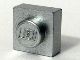 3024-67 Platte plaat 1x1 zilver, metallic NIEUW *1B166