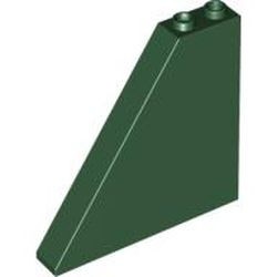 30249-80G Dakpan 55 graden 6x1x5 ("staart") groen, donker gebruikt *1D027