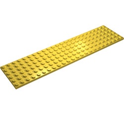 3026-3G Platte plaat 6x24 geel gebruikt *1A047