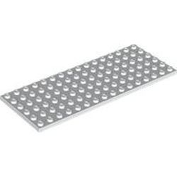 3027-1 Platte plaat 6x16 wit NIEUW *5K0000